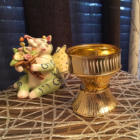 Avon Original Candle/ Trinket Jar w/Lid - Picture 4 of 6